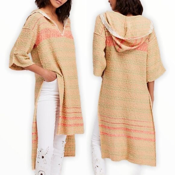 Free People Berkley Hooded Tunic Sweater in Size S - Picture 1 of 11